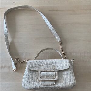 Zara Croc-Embossed Purse